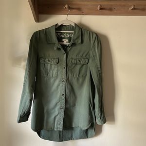 Madewell cotton button down xs